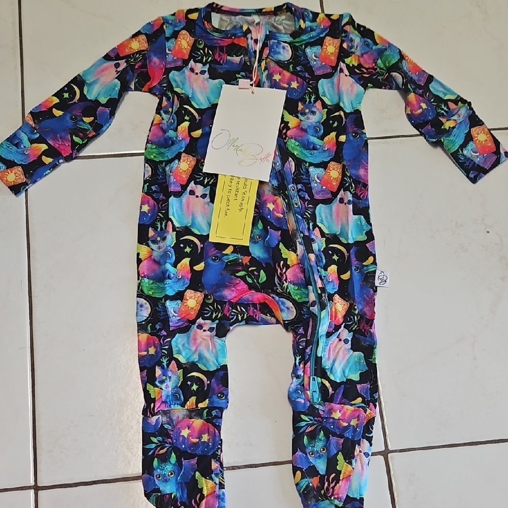 Ollee and Belle Lunar romper 6-9